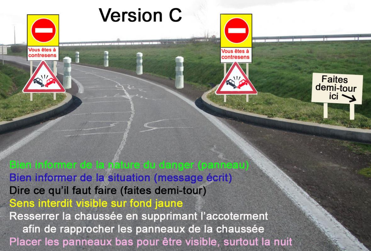 La cause des accidents de contre sens La cause des accidents de contre sens