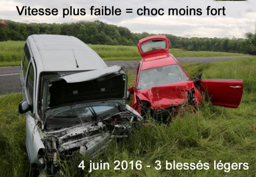 Vitesse faible chocfaible 3 blesses legers